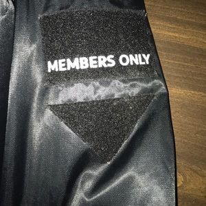 Member only black jacket